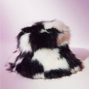 Urban Outfitters Ace Fluffy Faux Fur Bucket Hat